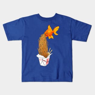 Chow Mein Goldfish Kids T-Shirt